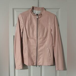 Danier Blush (light pink) Leather Jacket